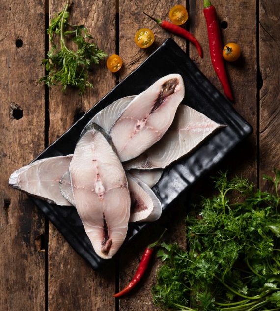Big Sam’s Kingfish (Surmai) Steaks – 500g Big Sam’s Kingfish (Surmai) Steaks – 500g