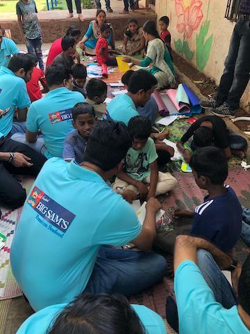 Big Sam's CSR activities at Vatsalya