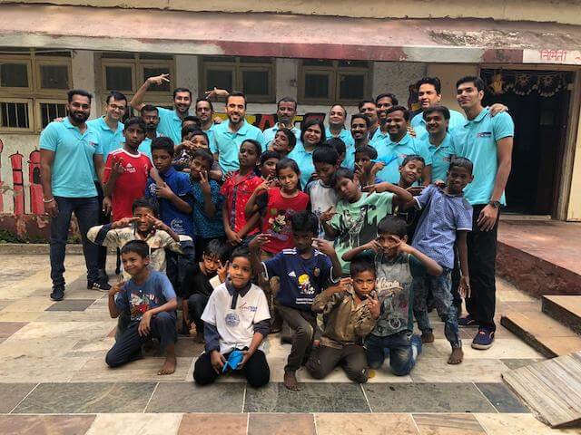 Big Sam's CSR activities at Vatsalya