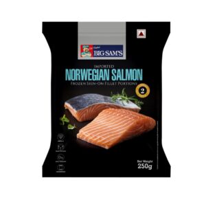 Norwegian Salmon Fillet - 2 Skin on Portions (250g)