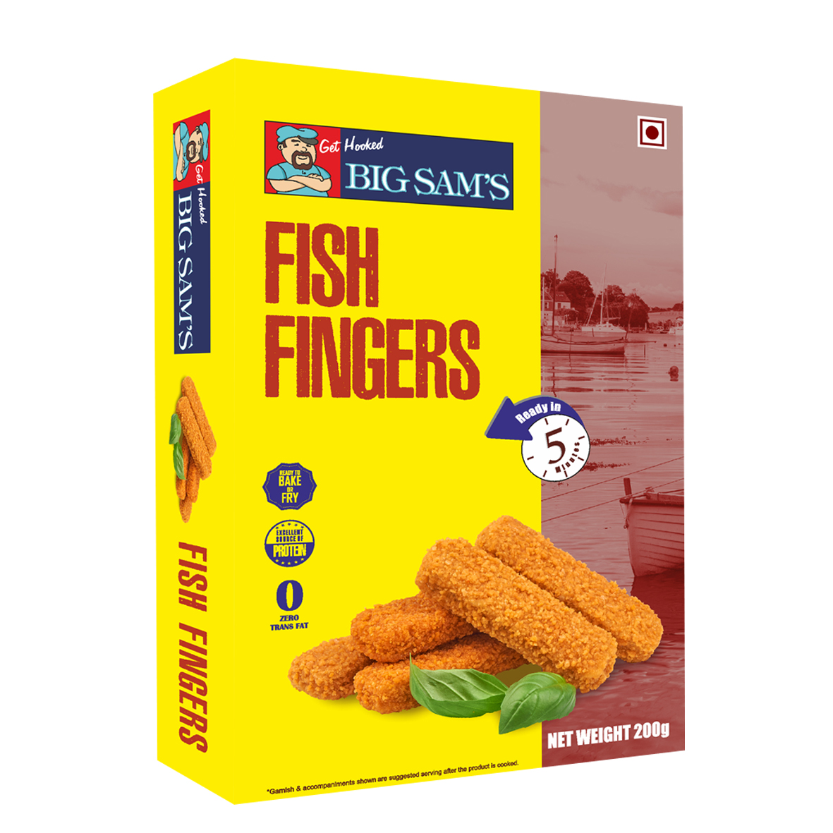 Buy Fish - Fingers (7-9 Fingers)- 200g Online - Big Sams