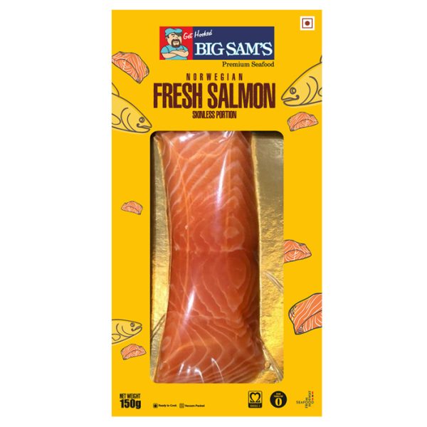 Fresh Norwegian Salmon Portion 150g