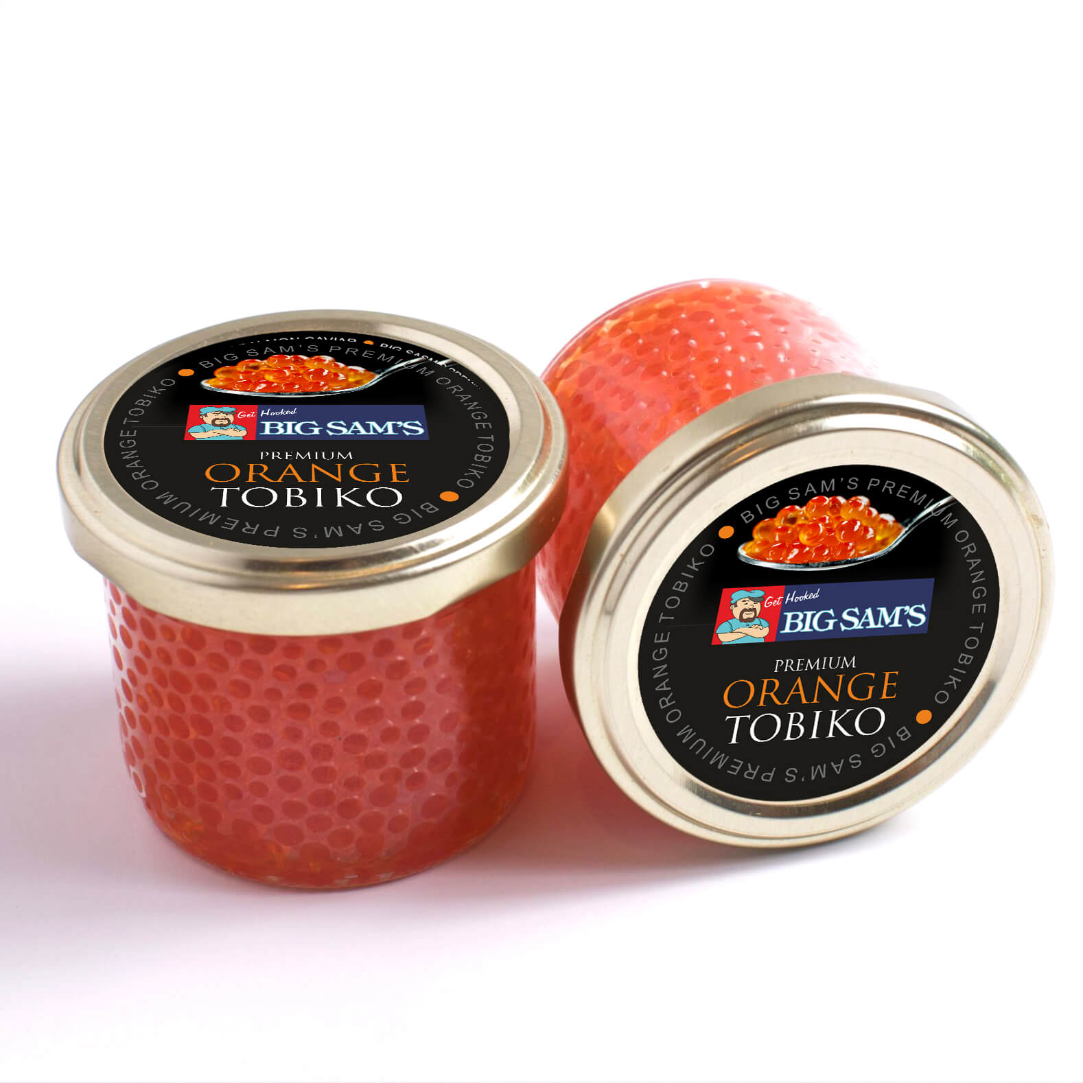 Buy Orange Tobiko (Flying Fish Roe) - 30g (Origin: Japan) Online - Big Sams