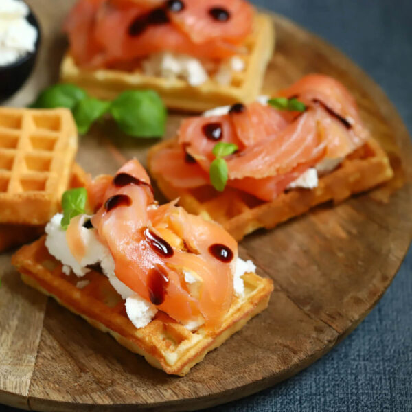 Fresh hot atlantic salmon
