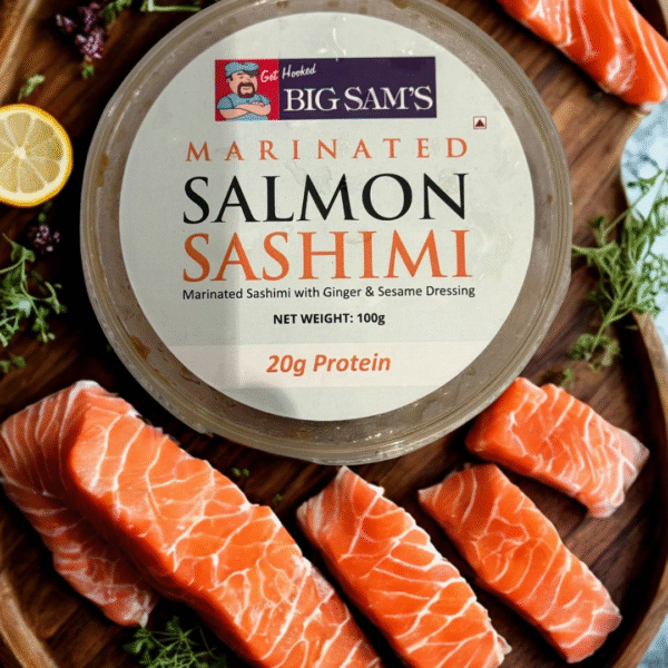 Fresh Marinated Salmon Sashimi (Ginger & Sesame) - Image 2