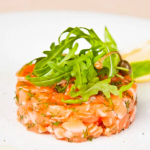 Marinated Fresh Salmon Tartare (Mustard & Lemon) - 150g